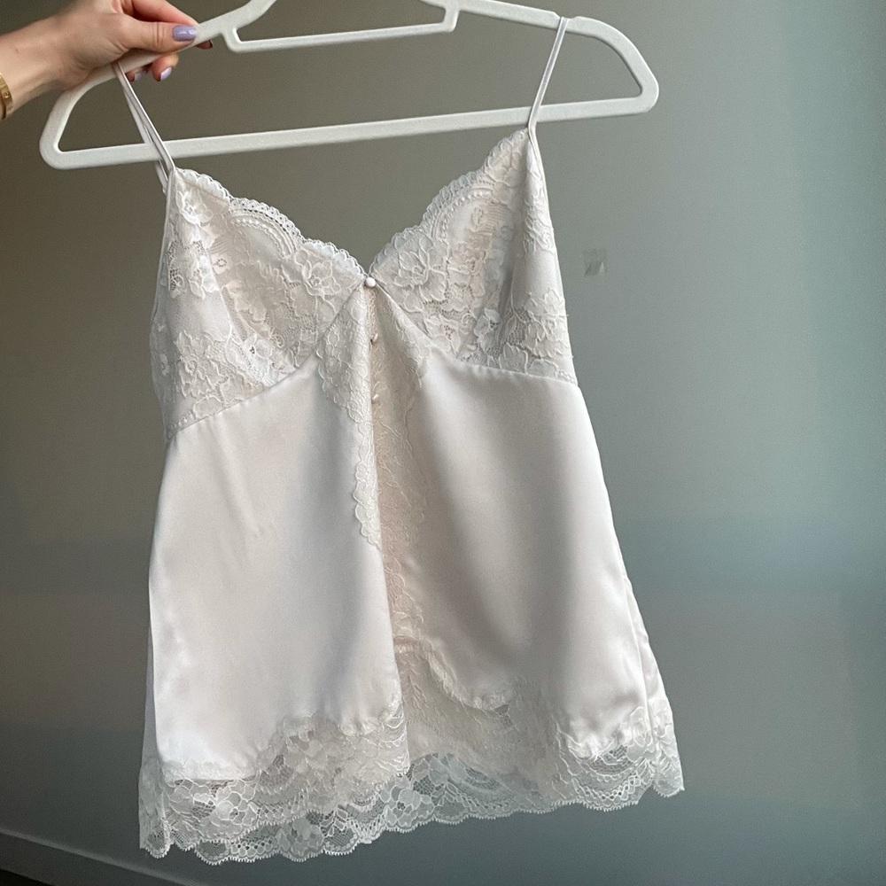 Oysho Satin Pijama Set - Pearl